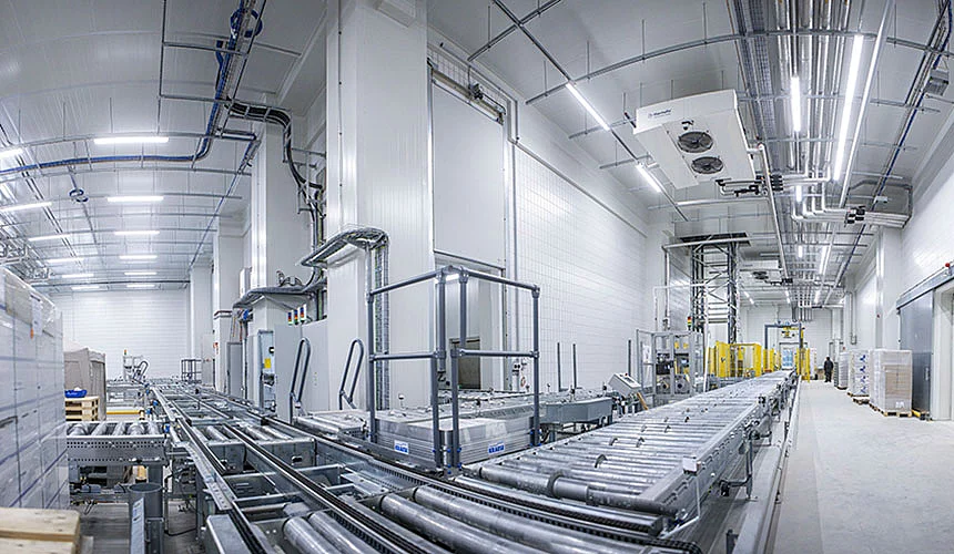 Begleitung Tiefkühl-Hochregallager Begleitung Tiefkühl-Hochregallager