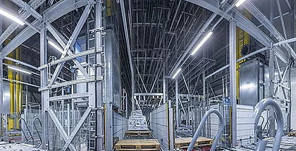 Begleitung Tiefkühl-Hochregallager